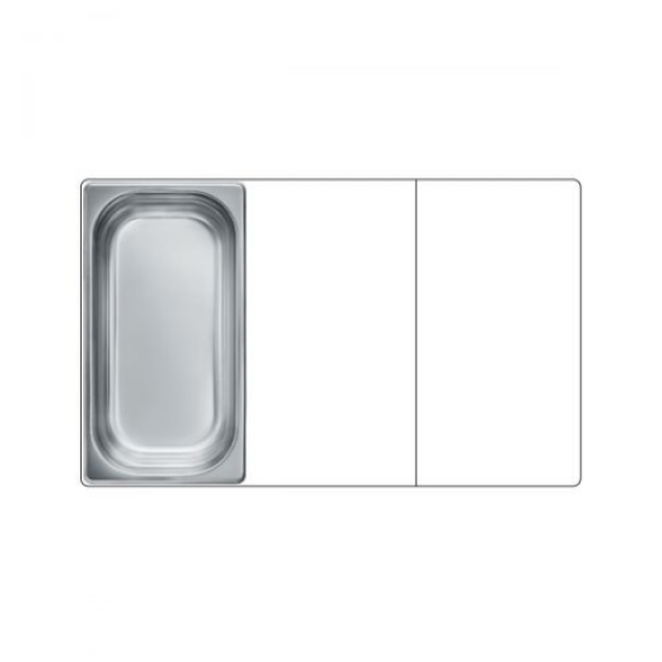 Σκεύος GN (Gastronom) inox 1/3 325x176x100mm GN1310